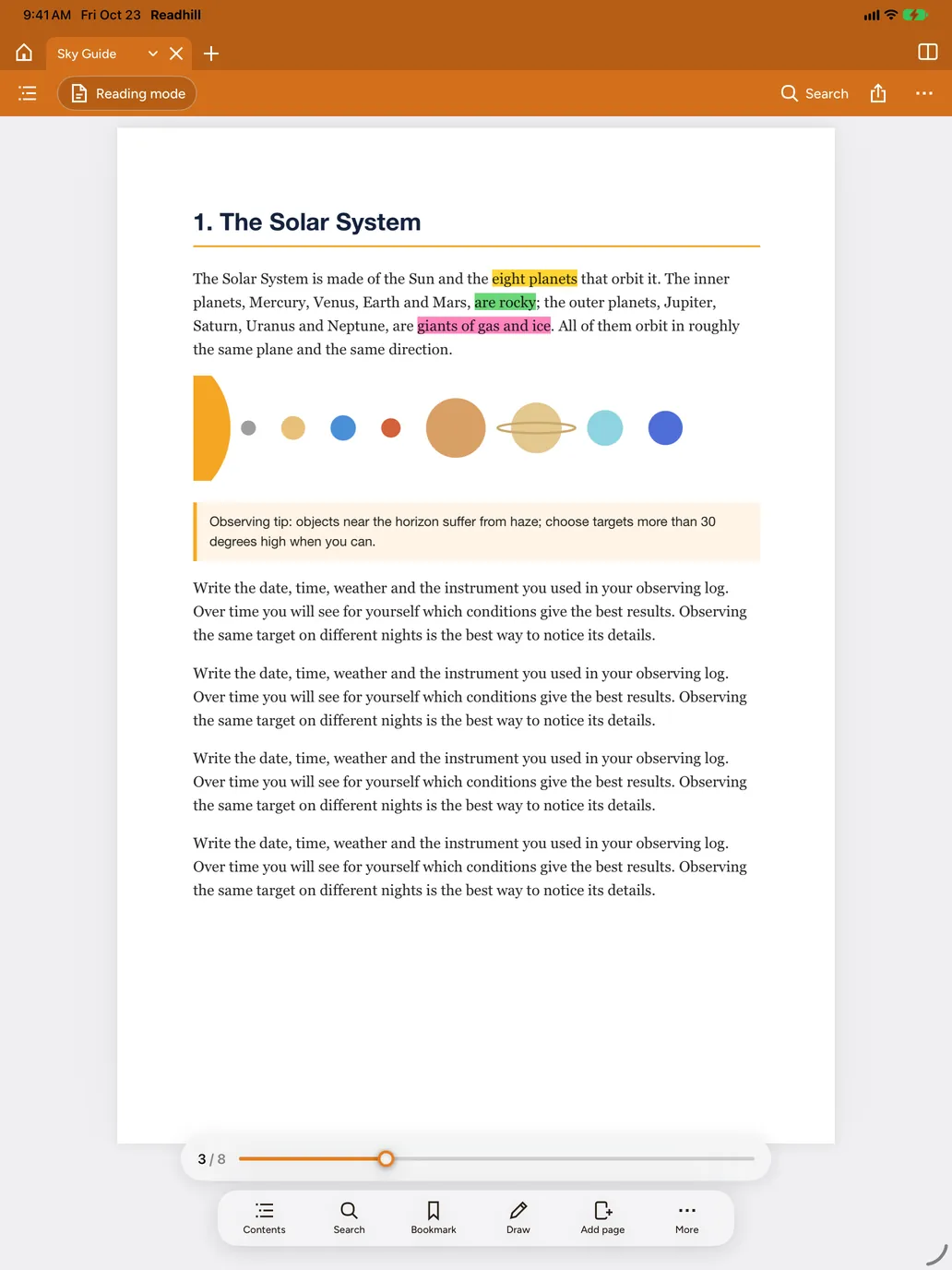 Selbst ein PDF mit Tausenden Seiten öffnet flüssig.